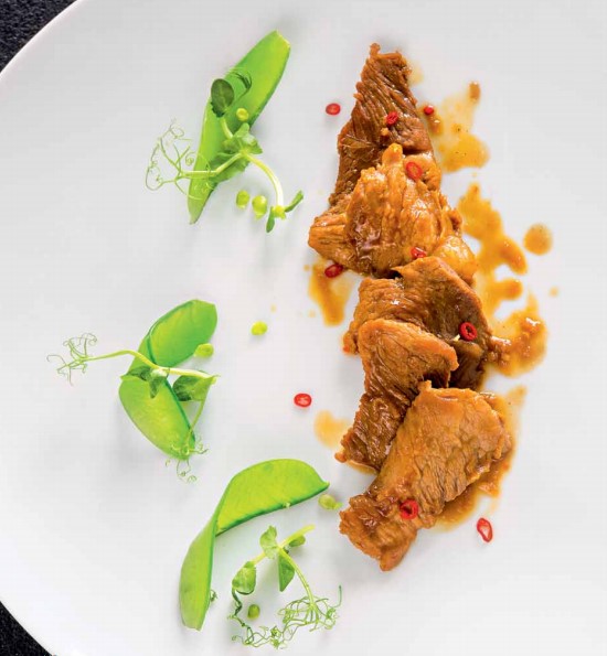 Свиная грудинка на пару