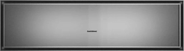 Gaggenau GW483120 — Шкаф для подогрева посуды 76 x 21 см нержавеющая сталь за дымчатым стеклом