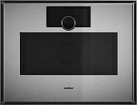 Gaggenau GM450120 — Комбинированный духовой шкаф с микроволнами Петли двери справа, нержавеющая сталь за дымчатым стеклом